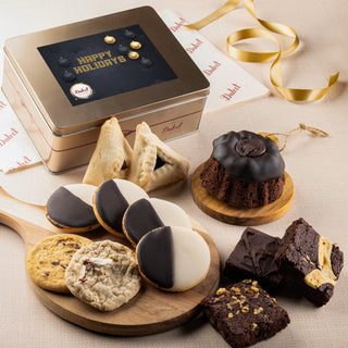 Classic Cookie and Brownie Keepsake Gift Tin, Dulcet Gift Baskets - A Blissfully Beautiful Boutique