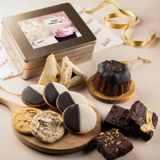 Classic Cookie and Brownie Keepsake Gift Tin, Dulcet Gift Baskets - A Blissfully Beautiful Boutique