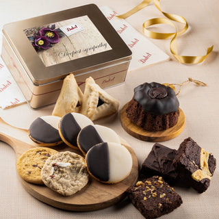 Classic Cookie and Brownie Keepsake Gift Tin, Dulcet Gift Baskets - A Blissfully Beautiful Boutique