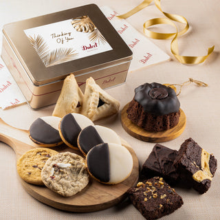 Classic Cookie and Brownie Keepsake Gift Tin, Dulcet Gift Baskets - A Blissfully Beautiful Boutique