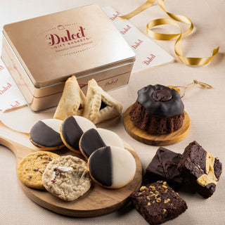 Classic Cookie and Brownie Keepsake Gift Tin, Dulcet Gift Baskets - A Blissfully Beautiful Boutique