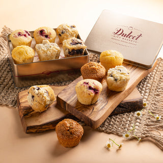 Muffin Assortment Tin, Dulcet Gift Baskets - A Blissfully Beautiful Boutique