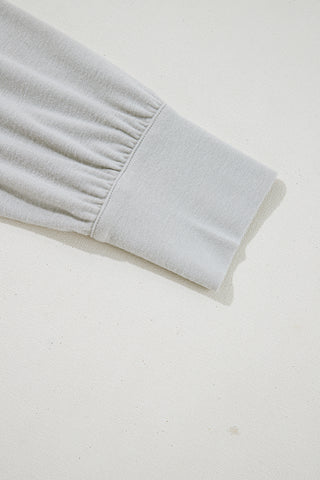 Gray 3 Pcs Crop Tank Top Shorts with Cardigan Lounge Set