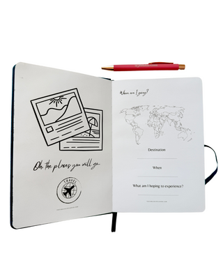 Bon Voyage Travel Journal | Vacation Planner & Memory Keeping Book