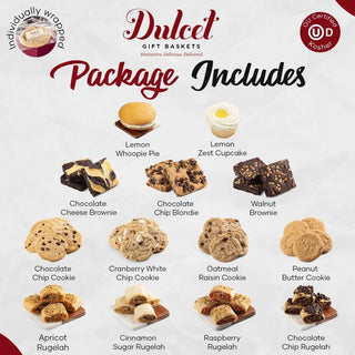 Deluxe Sweet Treats Wicker Basket, Dulcet Gift Baskets - A Blissfully Beautiful Boutique