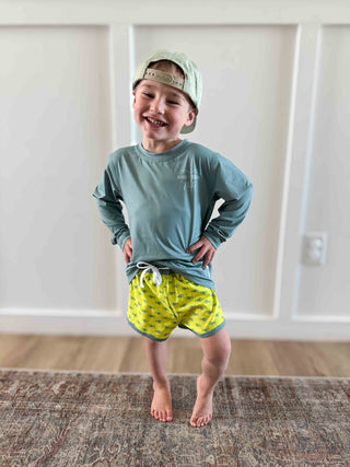neon fish hybrid shorts, Keep the Littles Wild - A Blissfully Beautiful Boutique