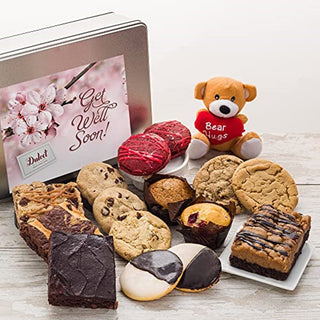 Get Well Bear Hugs Deluxe Gift Tin, Dulcet Gift Baskets - A Blissfully Beautiful Boutique