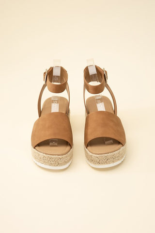 TOPIC-S ESPADRILLE ANKLE STRAP SANDALS