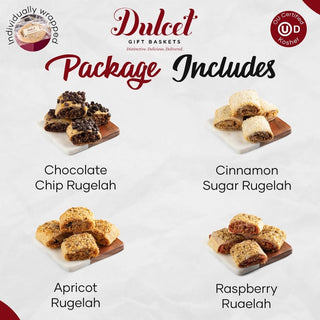 Flaky Rugelah Gift Assortment, Dulcet Gift Baskets - A Blissfully Beautiful Boutique
