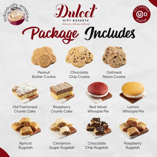 Bakery Sampler Gift Basket, Dulcet Gift Baskets - A Blissfully Beautiful Boutique