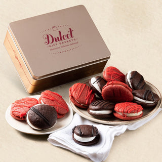 Chocolate and Red Velvet Whoopie Pies Assortment, Dulcet Gift Baskets - A Blissfully Beautiful Boutique