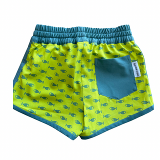 neon fish hybrid shorts, Keep the Littles Wild - A Blissfully Beautiful Boutique