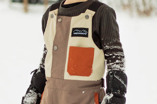 Waterproof Snow bib for youth and toddler, Keep the Littles Wild - A Blissfully Beautiful Boutique