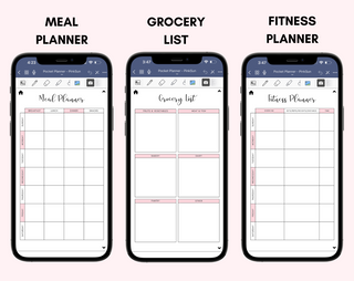 Digital Phone Planner Pink, Jessica Autumn - A Blissfully Beautiful Boutique