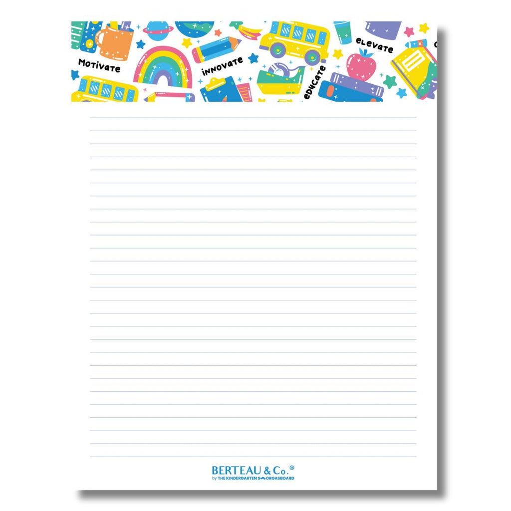 Notepad - Lined Paper | A Blissfully Beautiful Boutique