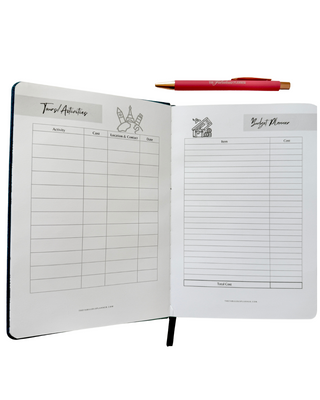 Bon Voyage Travel Journal | Vacation Planner & Memory Keeping Book