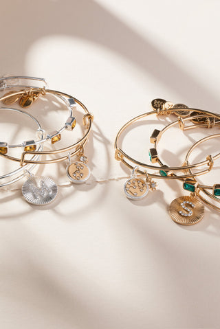 December Birthstone Emerald Cut Bangle