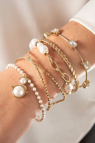 Organic Pearl Bracelet