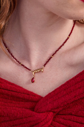 Vampire Teeth Fangs Pendant
