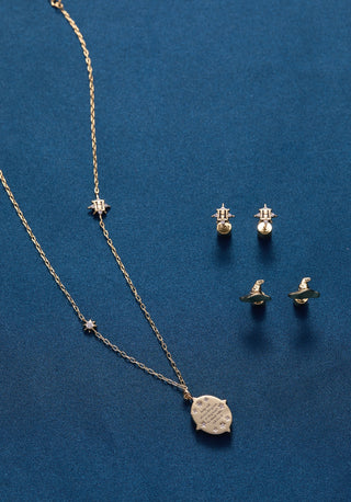 Harry Potter™ Hogwarts & Sorting Hat Earring Set of 2