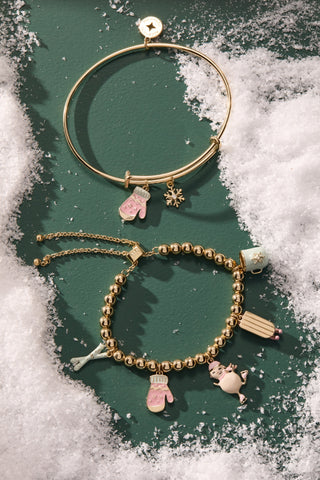 Winter Wonderland Multi Charm Bolo Bracelet
