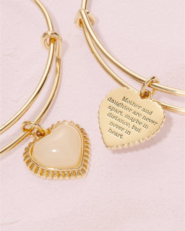 Mother & Daughter Heart Set of 2
