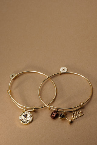 ‘You’re The Espresso To My Martini’ Charm Bangle