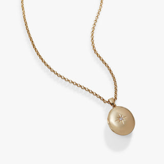 Starburst Locket Necklace