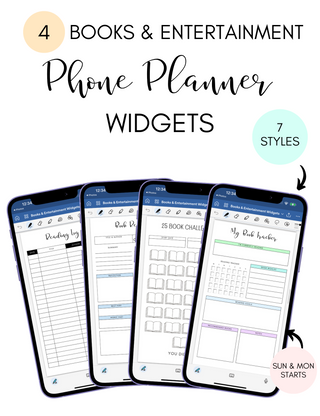 10 Phone Planner Widget Packs, Jessica Autumn - A Blissfully Beautiful Boutique