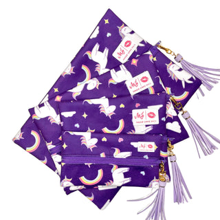 Unicorn Dreams - Purple, Makeup Junkie Bags - A Blissfully Beautiful Boutique