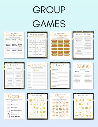 Adults New Years Activity Pack