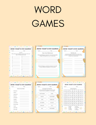 Kids New Years Activity Pack, Jessica Autumn - A Blissfully Beautiful Boutique