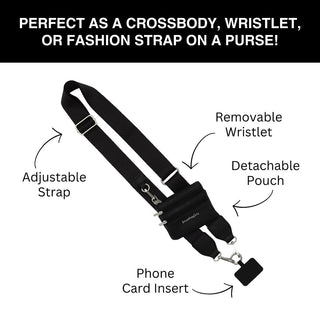 Clip & Go Strap with Pouch - Solid Collection, SaveTheGirls - A Blissfully Beautiful Boutique