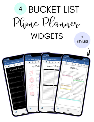 10 Phone Planner Widget Packs, Jessica Autumn - A Blissfully Beautiful Boutique
