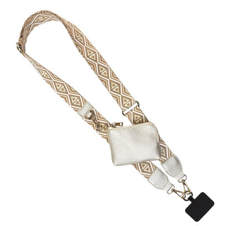 Clip & Go Strap w/RFID Pouch Diamond Pattern, SaveTheGirls - A Blissfully Beautiful Boutique