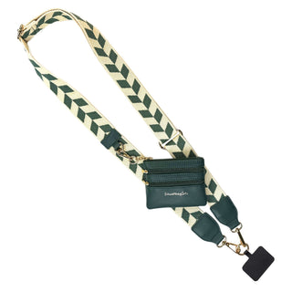 Clip & Go Strap w/Zippered Pouch Chevron, SaveTheGirls - A Blissfully Beautiful Boutique