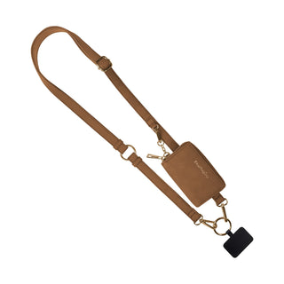 Clip & Go Strap w/Pouch Brushed Vegan Leather, SaveTheGirls - A Blissfully Beautiful Boutique