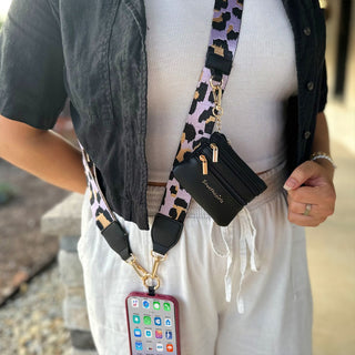 Clip & Go Strap with Pouch - Leopard Collection, SaveTheGirls - A Blissfully Beautiful Boutique