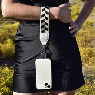 Clip & Go Strap w/Zippered Pouch Chevron, SaveTheGirls - A Blissfully Beautiful Boutique