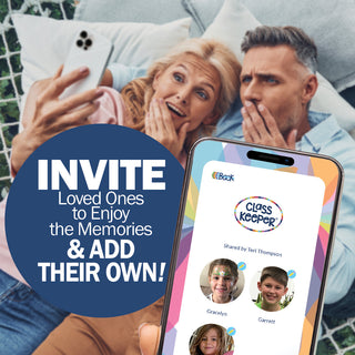 Class Keeper® School Days Memory Book + BONUS App Membership + BONUS Earn & Learn® Chore Chart Pad | (2) Styles