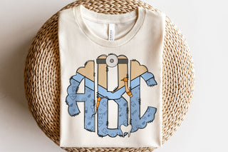 Dentist Monogram Graphic Tee, Merch Girls - A Blissfully Beautiful Boutique