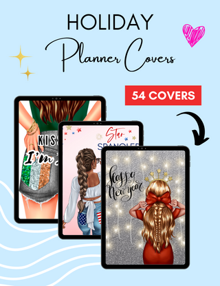 Holiday Planner Covers, Jessica Autumn - A Blissfully Beautiful Boutique