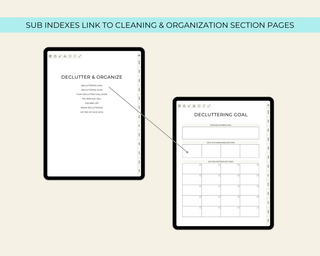Cleaning & Organization Digital Planner