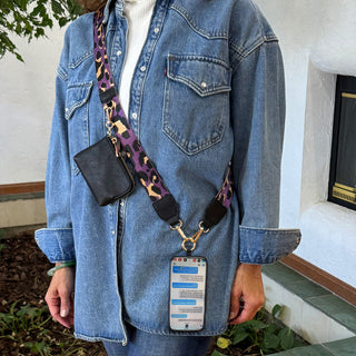 Clip & Go Strap with Pouch - Leopard Collection, SaveTheGirls - A Blissfully Beautiful Boutique