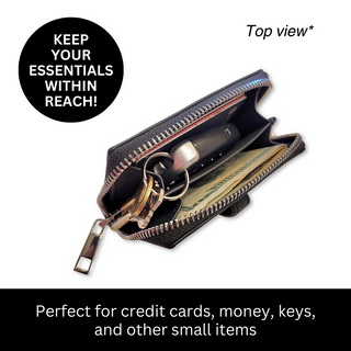Clip & Go Strap w/Pouch Brushed Vegan Leather, SaveTheGirls - A Blissfully Beautiful Boutique