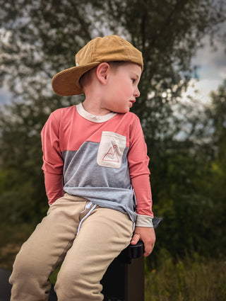 Mountain color block bamboo, Keep the Littles Wild - A Blissfully Beautiful Boutique
