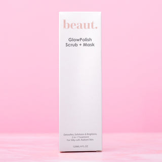 GlowPolish Scrub + Mask, beaut.beautyco. - A Blissfully Beautiful Boutique