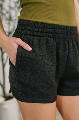 Daily Routine  Mineral Wash Shorts in Black, Ave Shops - A Blissfully Beautiful Boutique