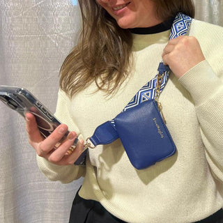 Clip & Go Strap w/RFID Pouch Diamond Pattern, SaveTheGirls - A Blissfully Beautiful Boutique