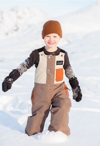 Waterproof Snow bib for youth and toddler, Keep the Littles Wild - A Blissfully Beautiful Boutique